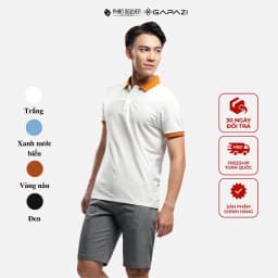 Thumbnail Áo polo công sở nam ngắn tay Gapazi chất liệu thoáng mát, chống nhăn, màu sắc đơn giản trẻ trung, năng động GAP.009 1