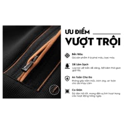 Thumbnail Áo Polo Đen 9APCT538DEN Biluxury Cổ Viền Cam Kháng Khuẩn Chống Nhăn Bền Màu 3