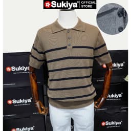 Thumbnail Áo Polo Dệt Kim Nam Basic SUKIYA Cao Cấp Kiểu Dáng Sang Trọng Lịch Sự AL74 4