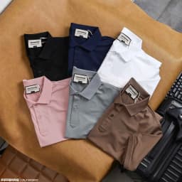 Thumbnail Áo Polo Fapas Alow Chất Vải Cotton Pique Cá Sấu Bền Bỉ Form Regular Chính Hãng 2