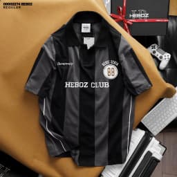 Thumbnail Áo polo football Heboz 2M, áo thun nam cổ bẻ chất vải cotton co giãn - 00002274 2