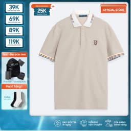Thumbnail Áo polo form REGULAR R1300 BD282 chất cotton đứng form cao cấp hoạ tiết basic thoáng mát BEN & TOD 1