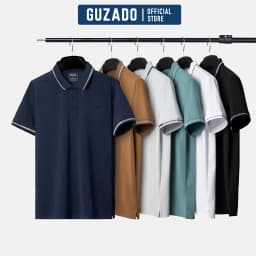 Thumbnail Áo Polo GUZADO Coolmax Cá Sấu Cho Nam Lên Form Cực Đẹp Sang Trọng Lịch Lãm GPS 1