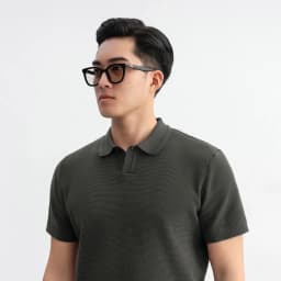 Thumbnail Áo polo LEN DỆT KIM GATA KNIT cao cấp, kiểu dáng classic Hàn Quốc sang trọng - APL332 4