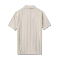 Thumbnail Áo polo LEN DỆT KIM STRIPED KNIT cao cấp, kiểu dáng classic Hàn Quốc sang trọng - LEEVUS APL331 2