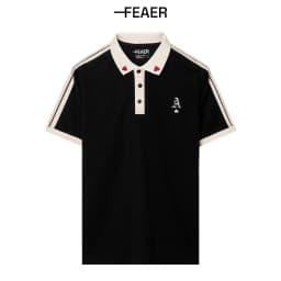 Thumbnail Áo polo nam Ace Of Hearts vải Cotton Pique cao cấp, họa tiết thêu cổ trẻ trung, sọc tay mới lạ -FEAER 1