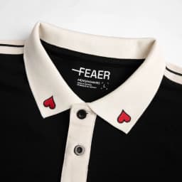 Thumbnail Áo polo nam Ace Of Hearts vải Cotton Pique cao cấp, họa tiết thêu cổ trẻ trung, sọc tay mới lạ -FEAER 2