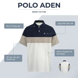 Thumbnail Áo polo nam ADEN vải cá sấu cotton interlock xuất xịn, nam tính, thanh lịch, sang trọng - POLOMANOR 4
