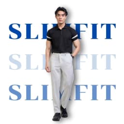 Thumbnail Áo Polo Nam AKUBA Chất Vải Cotton Dày Dặn, Tay Ngắn Phối Sọc Ngang, Form Slimfit | 01HE1248 4
