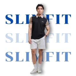 Thumbnail Áo Polo Nam AKUBA Vải Cotton Dày Dặn Thoáng Mát Phối Màu Tay Raglan Form Slimfit | 01HE1237 4