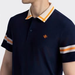 Thumbnail Áo Polo Nam Aristino Insidemen 6PS003AZ dáng Regular Fit suông nhẹ họa tiết dệt Jacquard trẻ trung 4