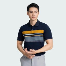 Thumbnail Áo Polo Nam Aristino Insidemen IPS042AZ dáng Regular Fit suông nhẹ thoải mái áo dệt Jacquard tinh tế 1