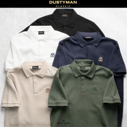 Thumbnail Áo Polo Nam Basic Peal Dustyman, Vải Double Face Thoáng Mát, Chống Nhăn, Mềm Mại, Co Dãn Tốt 1