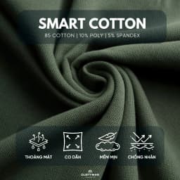 Thumbnail Áo Polo Nam Basic Peal Dustyman, Vải Double Face Thoáng Mát, Chống Nhăn, Mềm Mại, Co Dãn Tốt 4