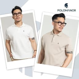 Thumbnail Áo polo nam BASIC SYMBOL vải cá sấu cotton interlock xuất xịn, thanh lịch, sang trọng - POLOMANOR 3
