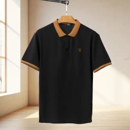 Thumbnail Áo Polo Nam Bigsize 80-140KG AKYOO Cao Cấp Cotton Co Giãn, Thâm Hút Mồ Hôi, Áo Polo Bigsize-PL SOI 2