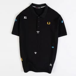 Thumbnail Áo POLO Nam Bigsize 80-140KG AKYOO Cao Cấp Cotton Co Giãn, Thâm Hút Mồ Hôi, Áo Polo Ngoại Cỡ - PL DEN HINH 4