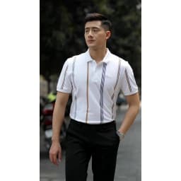 Thumbnail Áo Polo Nam Biluxury Polo Nam Sọc  Áo Polo Biluxury 7APCH024 phong cách trẻ trung năng động 3