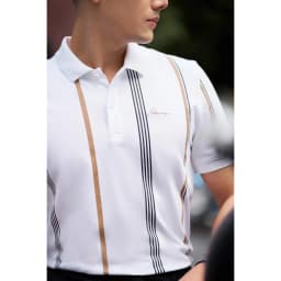 Thumbnail Áo Polo Nam Biluxury Polo Nam Sọc  Áo Polo Biluxury 7APCH024 phong cách trẻ trung năng động 4