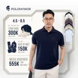 Thumbnail Áo polo nam cao cấp BASIC DIAMOND, chất liệu mới CVC Diamond, thanh lịch sang trọng - POLOMANOR 1