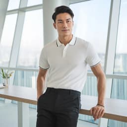Thumbnail Áo polo nam cao cấp BASIC TRƠN VIỀN [Tặng Kèm Hộp Quà Xịn] vải cá sấu FeelMax thoáng mát - SIXMEN 3