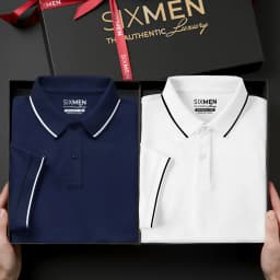 Thumbnail Áo polo nam cao cấp BASIC TRƠN VIỀN [Tặng Kèm Hộp Quà Xịn] vải cá sấu FeelMax thoáng mát - SIXMEN 4