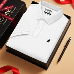 Thumbnail Áo polo nam cao cấp BASOR [Tặng Hộp Gói Quà] Vải cá sấu FeelMax thoáng mát, sang trọng - SIXMEN 1