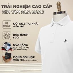 Thumbnail Áo polo nam cao cấp BASOR [Tặng Hộp Gói Quà] Vải cá sấu FeelMax thoáng mát, sang trọng - SIXMEN 2