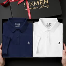 Thumbnail Áo polo nam cao cấp BASOR [Tặng Hộp Gói Quà] Vải cá sấu FeelMax thoáng mát, sang trọng - SIXMEN 4