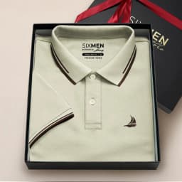Thumbnail Áo polo nam cao cấp có cổ GALIO [Tặng Kèm Hộp Quà] Vải cá sấu FeelMax thoáng mát - SIXMEN 1