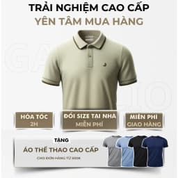 Thumbnail Áo polo nam cao cấp có cổ GALIO [Tặng Kèm Hộp Quà] Vải cá sấu FeelMax thoáng mát - SIXMEN 2