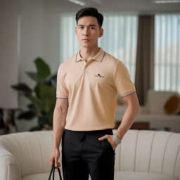 Thumbnail Áo polo nam cao cấp có cổ [Tặng Kèm Hộp Quà] SIXMEN - 3RIM HORSE - Polo vải FeelMax thoáng mát 2