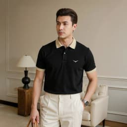 Thumbnail Áo polo nam cao cấp DAVIN EAGLE [Tặng Kèm Hộp Quà Xịn] Vải FeelMax thoáng mát, thanh lịch - SIXMEN 3