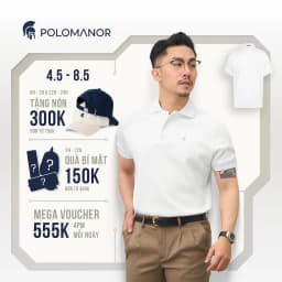 Thumbnail Áo polo nam cao cấp ELON, BST SÁNH ĐÔI, vải cá sấu cotton interlock, thanh lịch, sang trọng - POLOMANOR 1