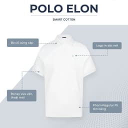 Thumbnail Áo polo nam cao cấp ELON, BST SÁNH ĐÔI, vải cá sấu cotton interlock, thanh lịch, sang trọng - POLOMANOR 4