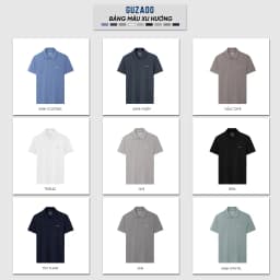 Thumbnail Áo Polo Nam Cao Cấp GUZADO Vải Cá Sấu Cotton Thoáng Mát, Sang Trọng Lịch Lãm, Dễ Phối Đồ GPS2502 2