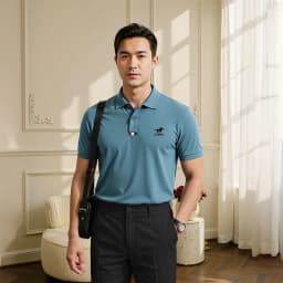 Thumbnail Áo polo nam cao cấp ITALY HORSE [Tặng Kèm Hộp Quà] Vải cá sấu FeelMax thoáng mát -  SIXMEN 3