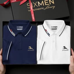 Thumbnail Áo polo nam cao cấp MÃ ĐÁO THÀNH CÔNG [Tặng Hộp Gói Quà] Vải cá sấu FeelMax thoáng mát - SIXMEN 4