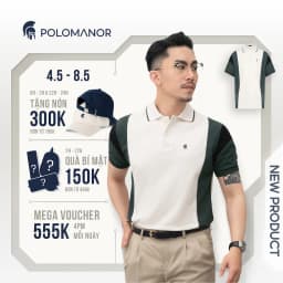 Thumbnail Áo polo nam cao cấp MUSA, chất liệu cá sấu interlock, thanh lịch sang trọng - POLOMANOR 1