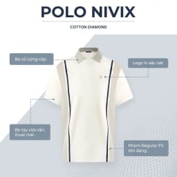 Thumbnail Áo polo nam cao cấp NIVIX, BST SÁNH ĐÔI, vải cá sấu cotton interlock, thanh lịch, sang trọng - POLOMANOR 4