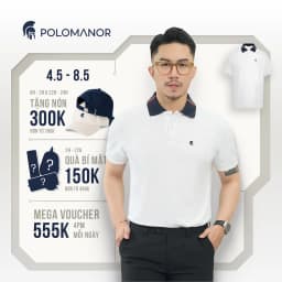 Thumbnail Áo polo nam cao cấp PRIMER, BST 2025, chất liệu mới CVC Diamond, thanh lịch sang trọng - POLOMANOR 1