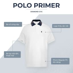 Thumbnail Áo polo nam cao cấp PRIMER, BST 2025, chất liệu mới CVC Diamond, thanh lịch sang trọng - POLOMANOR 4