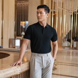 Thumbnail Áo polo nam cao cấp SIXMEN - BASIC TRƠN [Tặng Kèm Hộp Quà Xịn] vải cá sấu FeelMax thoáng mát 3
