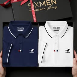 Thumbnail Áo polo nam cao cấp SIXMEN [Tặng Kèm Hộp Quà] vải cá sấu FeelMax thoáng mát -  Polo ITALY HORSE 3