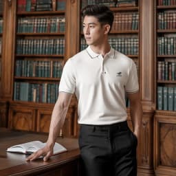 Thumbnail Áo polo nam cao cấp SIXMEN [Tặng Kèm Hộp Quà] vải cá sấu FeelMax thoáng mát -  Polo ITALY HORSE 4