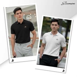 Thumbnail Áo polo nam cao cấp Thêu đẹp [Tặng Kèm Hộp Quà] vải cá sấu FeelMax thoáng mát -  Victory SIXMEN 3