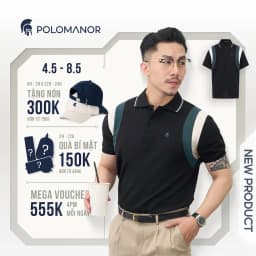 Thumbnail Áo polo nam cao cấp ZYBER, chất liệu mới CVC Diamond, thanh lịch sang trọng - POLOMANOR 1