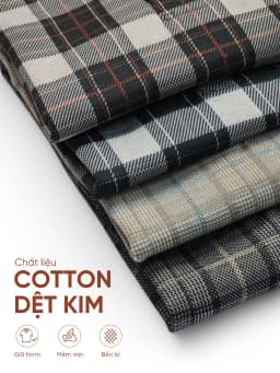 Thumbnail Áo polo nam caro SIVO vải cotton sợi dệt kim trẻ trung, thanh lịch, sang trọng - HUSSIO 4