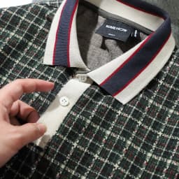 Thumbnail Áo Polo Nam Christmas Vibe The Checked, Chất Vải Cotton blend Thoải Mái, PL0157, SOMEHOW 3