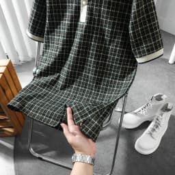 Thumbnail Áo Polo Nam Christmas Vibe The Checked, Chất Vải Cotton blend Thoải Mái, PL0157, SOMEHOW 4